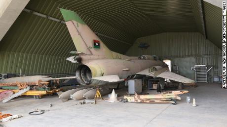 A view of al Watiya airbase occupied by Haftar's militias after the Libyan army retook it on May 18.