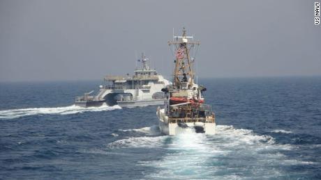 Iranian attack boats harassed US warships in Persian Gulf again on Monday, Navy says