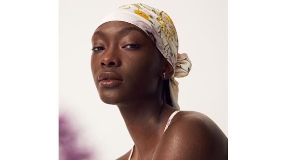 Patterned Satin Scarf