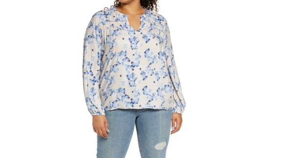 Calson Gathered Detail Woven Top