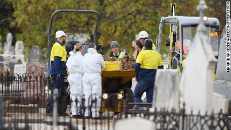 The Somerton man's remains were exhumed on May 19, 2021.