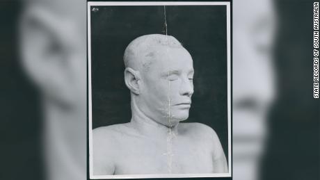 When police couldn't identify the man, a death mask was made of his face.