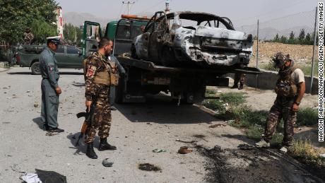 Rockets land near Afghanistan's presidential palace during Eid prayers