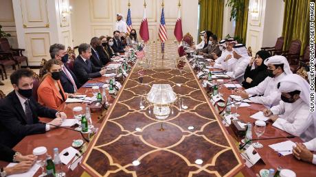 Blinken says Taliban has pledged that Americans with travel documents can leave Afghanistan 