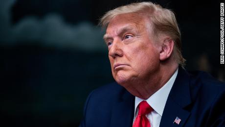 President Donald Trump speaks in the Diplomatic Room of the White House on November 26, 2020.