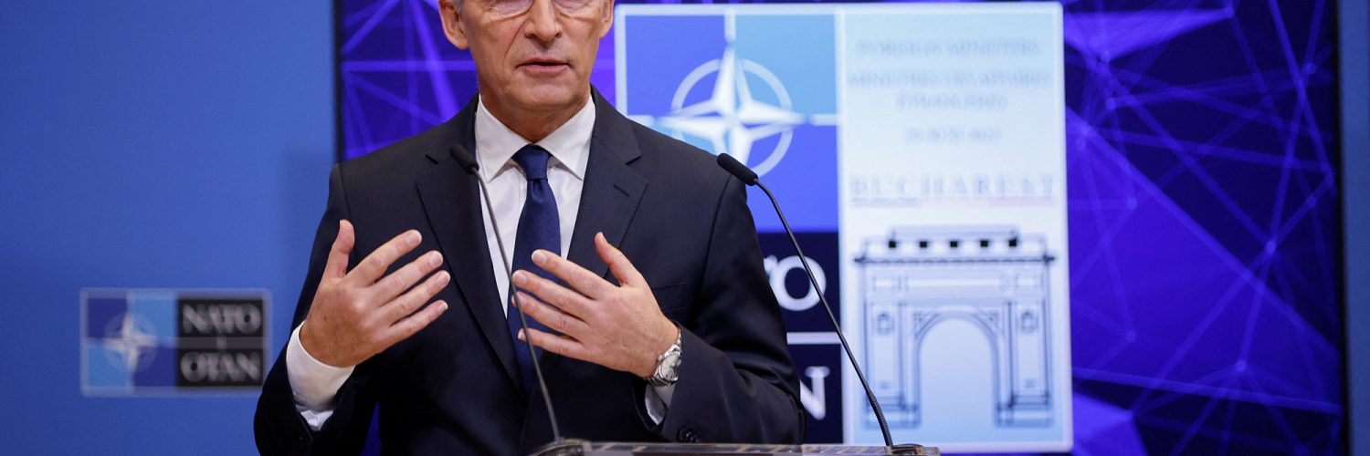 NATO "will not back down" on support for Ukraine, says alliance chief