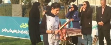 Iranian archer joins other athletes in showing support for protests