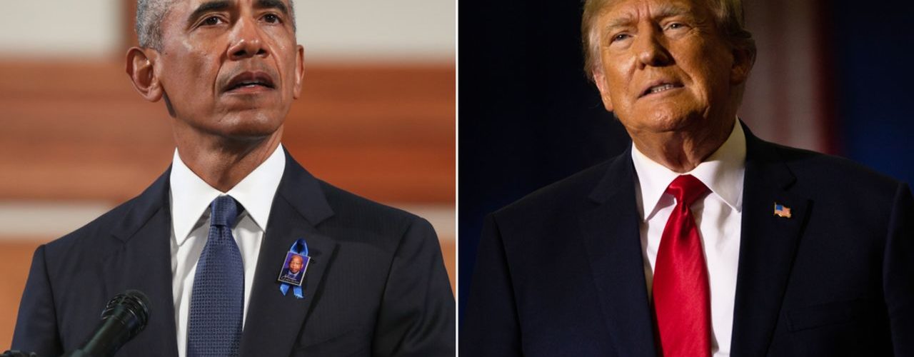 Obama and Trump bring dueling visions for America in return to campaign trail