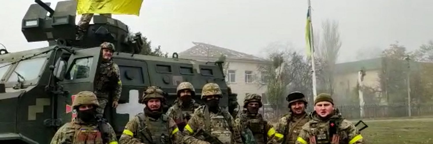 Our team in newly liberated Ukrainian town sees elation of residents who have seen horror