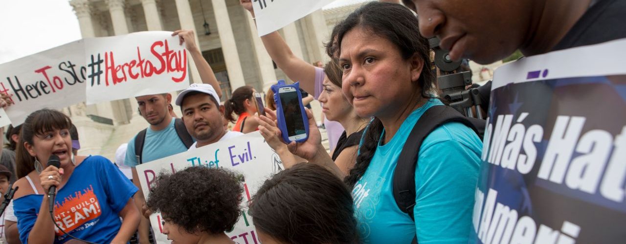 Supreme Court justices may finally have to decide if the White House can write immigration rules