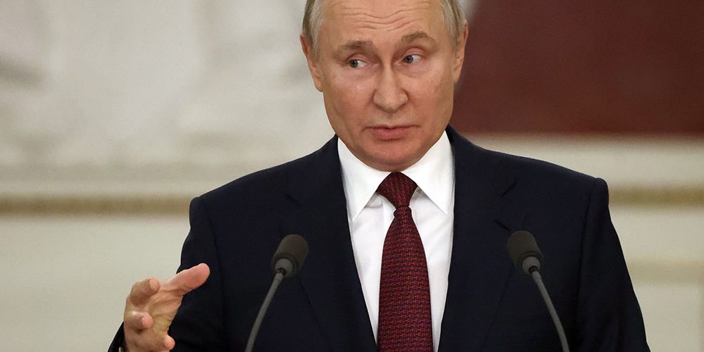 In a break from his usual messaging, Putin refers to fighting in Ukraine as a "war"