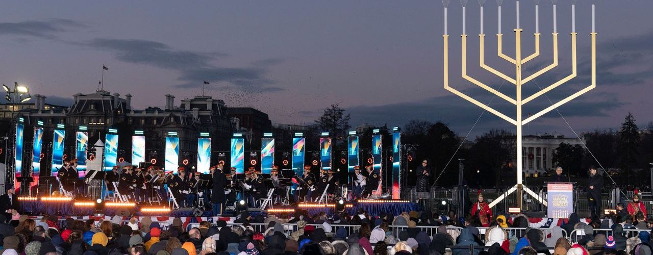 Attorney General Garland condemns ‘rise in antisemitism’ at National Menorah lighting ceremony