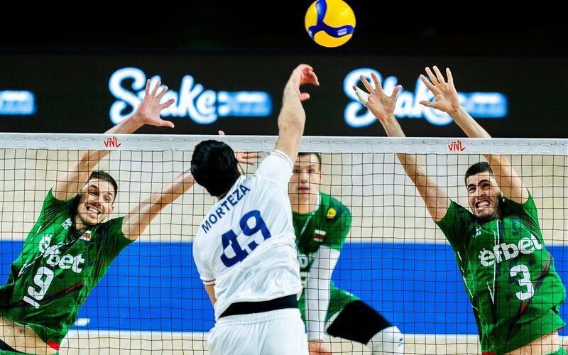 2023 VNL: Iran Edged by Bulgaria